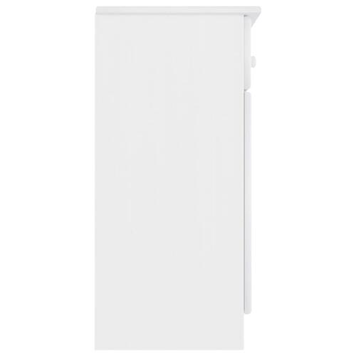 Skænk ALTA 112x35x73 cm massivt fyrretræ hvid