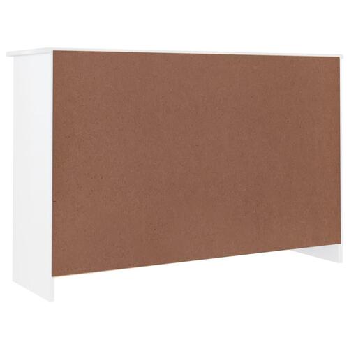 Skænk ALTA 112x35x73 cm massivt fyrretræ hvid