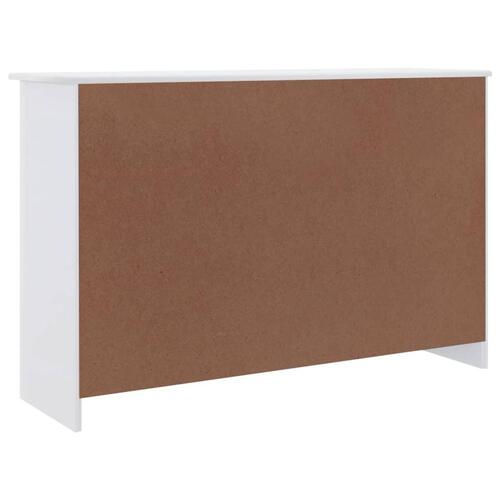Skænk ALTA 112x35x73 cm massivt fyrretræ hvid