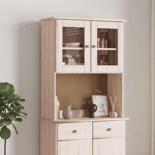Skabstop til skænk ALTA 77x30x92 cm massivt fyrretræ