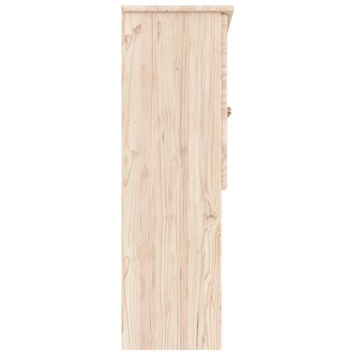 Skabstop til skænk ALTA 77x30x92 cm massivt fyrretræ