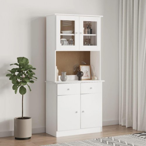 Skabstop til skænk ALTA 77 x 30 x 92 cm - hvid