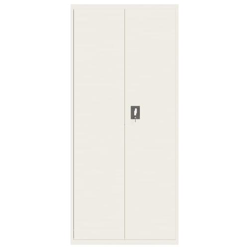 Arkivskab 90x40x240 cm stål hvid