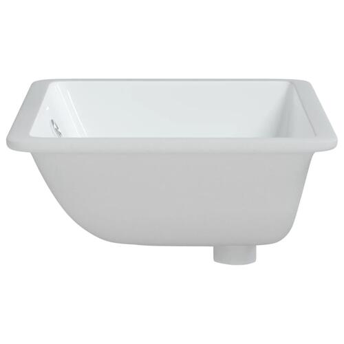 Badeværelsesvask 55,5x37,5x19 cm rektangulær keramisk hvid