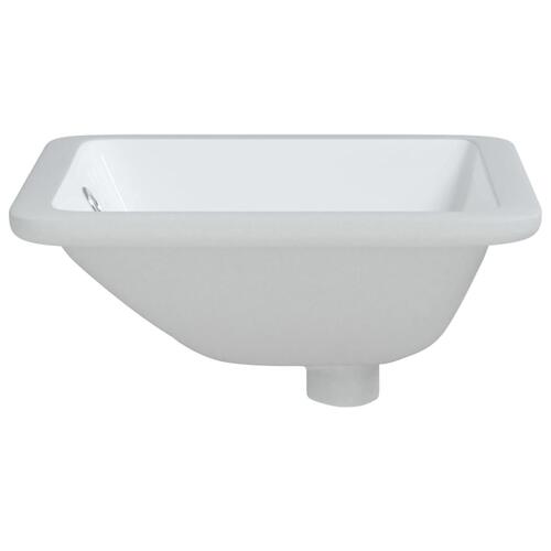 Badeværelsesvask 36,5x32x15,5 cm rektangulær keramisk hvid