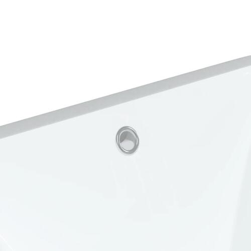 Badeværelsesvask 36,5x32x15,5 cm rektangulær keramisk hvid