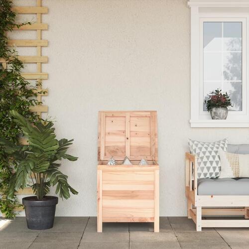 Opbevaringsboks til haven 50x49x56,5 cm massivt grantræ