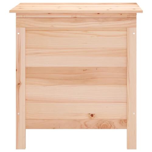Opbevaringsboks til haven 50x49x56,5 cm massivt grantræ