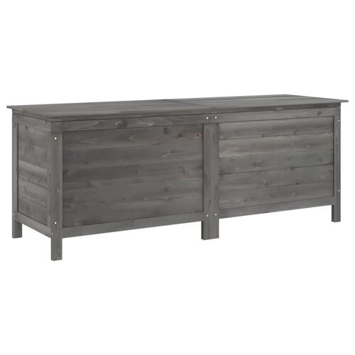 Udendørs opbevaringsboks 150x50x56,5 cm massivt gran antracit