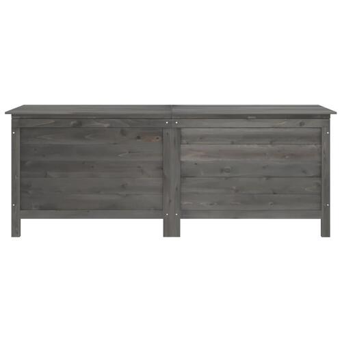 Udendørs opbevaringsboks 150x50x56,5 cm massivt gran antracit