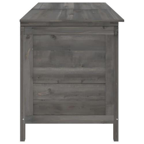 Udendørs opbevaringsboks 150x50x56,5 cm massivt gran antracit