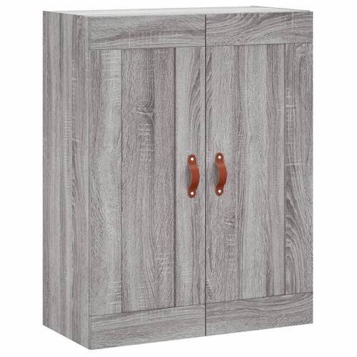 Højskab 69,5x34x180 cm konstrueret træ grå sonoma-eg