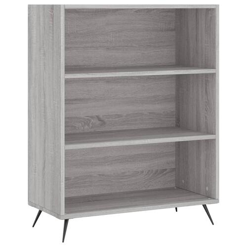 Højskab 69,5x34x180 cm konstrueret træ grå sonoma-eg