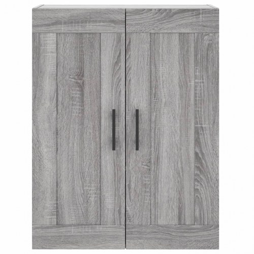 Højskab 69,5x34x180 cm konstrueret træ grå sonoma-eg