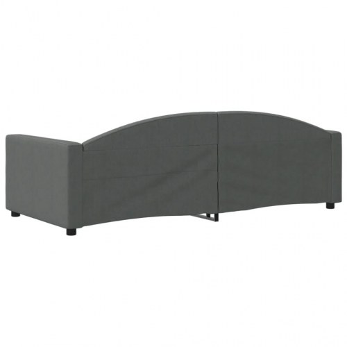 Daybed 90x200 cm i stof - mørkegrå sengeramme