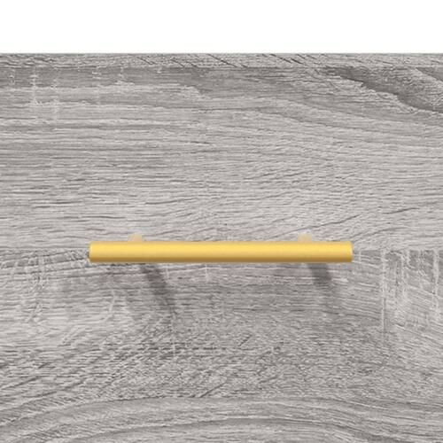 Sofaborde 2 stk. 50x50x40 cm konstrueret træ grå sonoma-eg