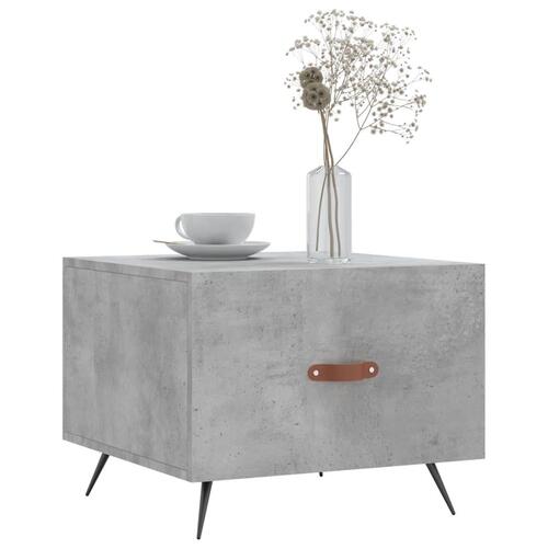 Sofaborde 2 stk. 50x50x40 cm konstrueret træ betongrå