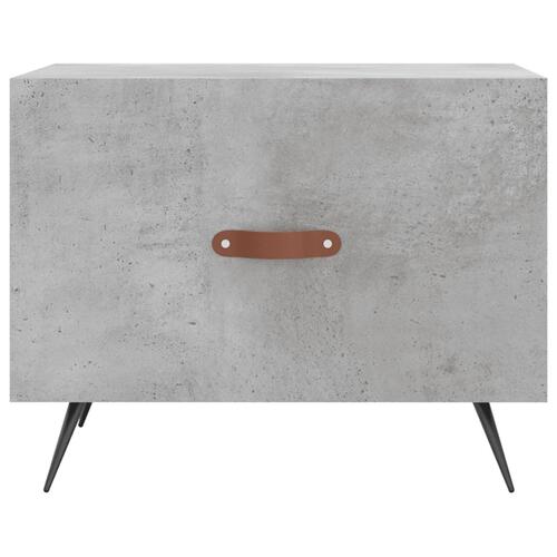 Sofaborde 2 stk. 50x50x40 cm konstrueret træ betongrå