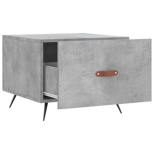 Sofaborde 2 stk. 50x50x40 cm konstrueret træ betongrå