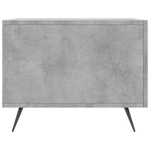 Sofaborde 2 stk. 50x50x40 cm konstrueret træ betongrå