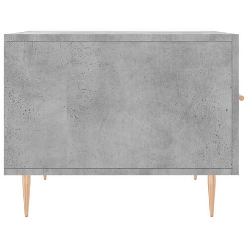 Sofaborde 2 stk. 50x50x40 cm konstrueret træ betongrå