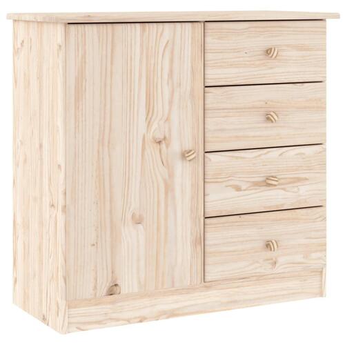 Skænk ALTA 77x35x165 cm massivt fyrretræ