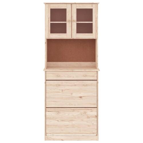 Højskab ALTA 77x35x188 cm massivt fyrretræ