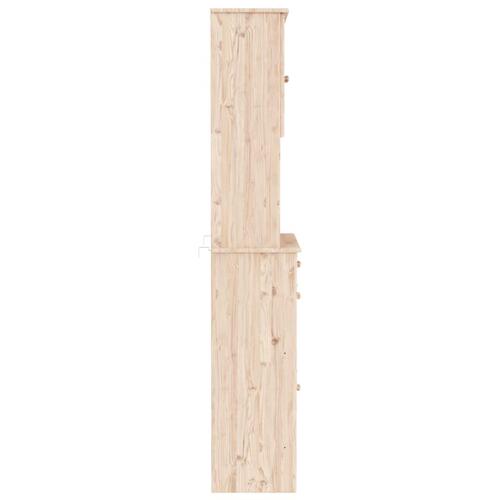 Højskab ALTA 77x35x188 cm massivt fyrretræ