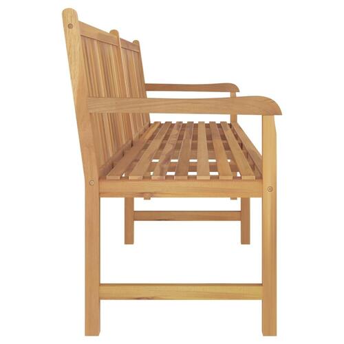 Havebænk 228 cm massivt teaktræ