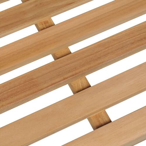 Havebænk 228 cm massivt teaktræ