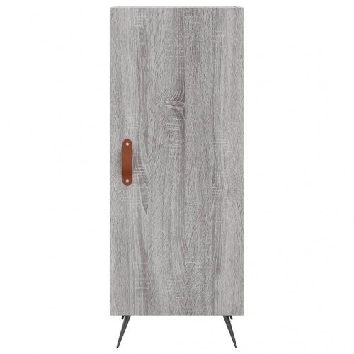 Højskab 34,5×34×180 cm i konstrueret træ - grå sonoma-eg