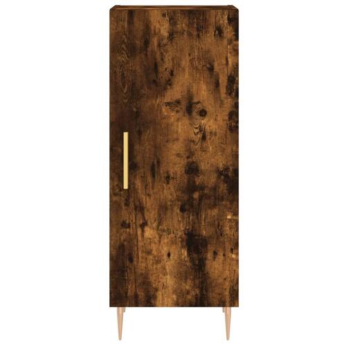 Skab 34,5x34x180 cm konstrueret træ røget egetræ