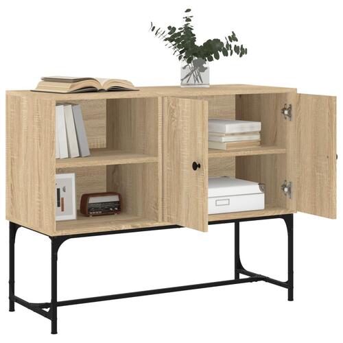 Skænk 100x40x79,5 cm konstrueret træ sonoma-eg