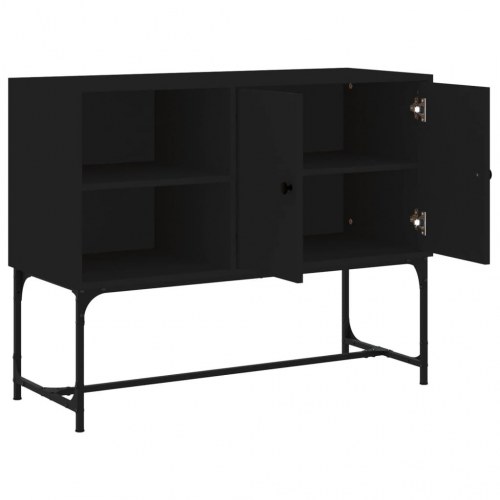 Skænk 100x40x79,5 cm konstrueret træ sort
