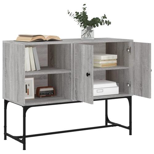 Skænk 100x40x79,5 cm konstrueret træ grå sonoma-eg