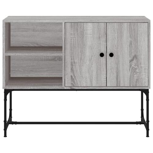 Skænk 100x40x79,5 cm konstrueret træ grå sonoma-eg