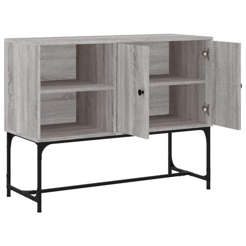 Skænk 100x40x79,5 cm konstrueret træ grå sonoma-eg