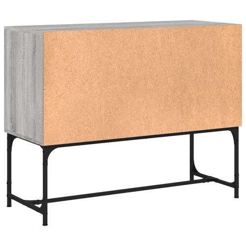 Skænk 100x40x79,5 cm konstrueret træ grå sonoma-eg