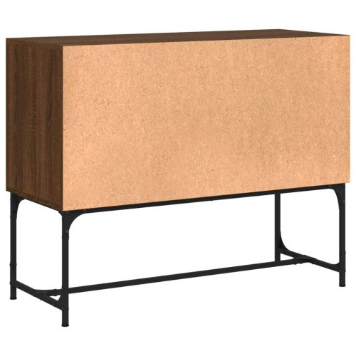 Skænk 100x40x79,5 cm konstrueret træ brun egetræsfarve