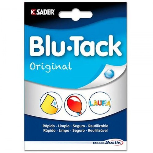 Bostik Blu Tack - genanvendeligt klæbemasse, blå (12 enheder)