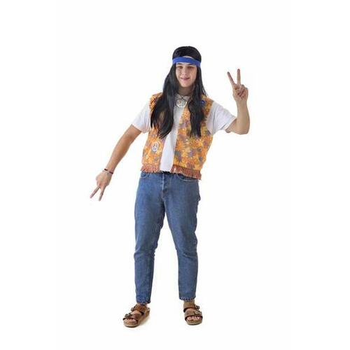 Kostume til voksne Hippie (2 Dele) M