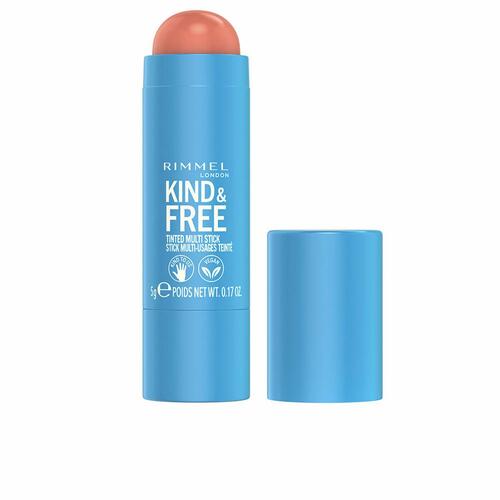 Farve Stick Rimmel London Kind & Free Nº 002 Peachy cheeks 5 g