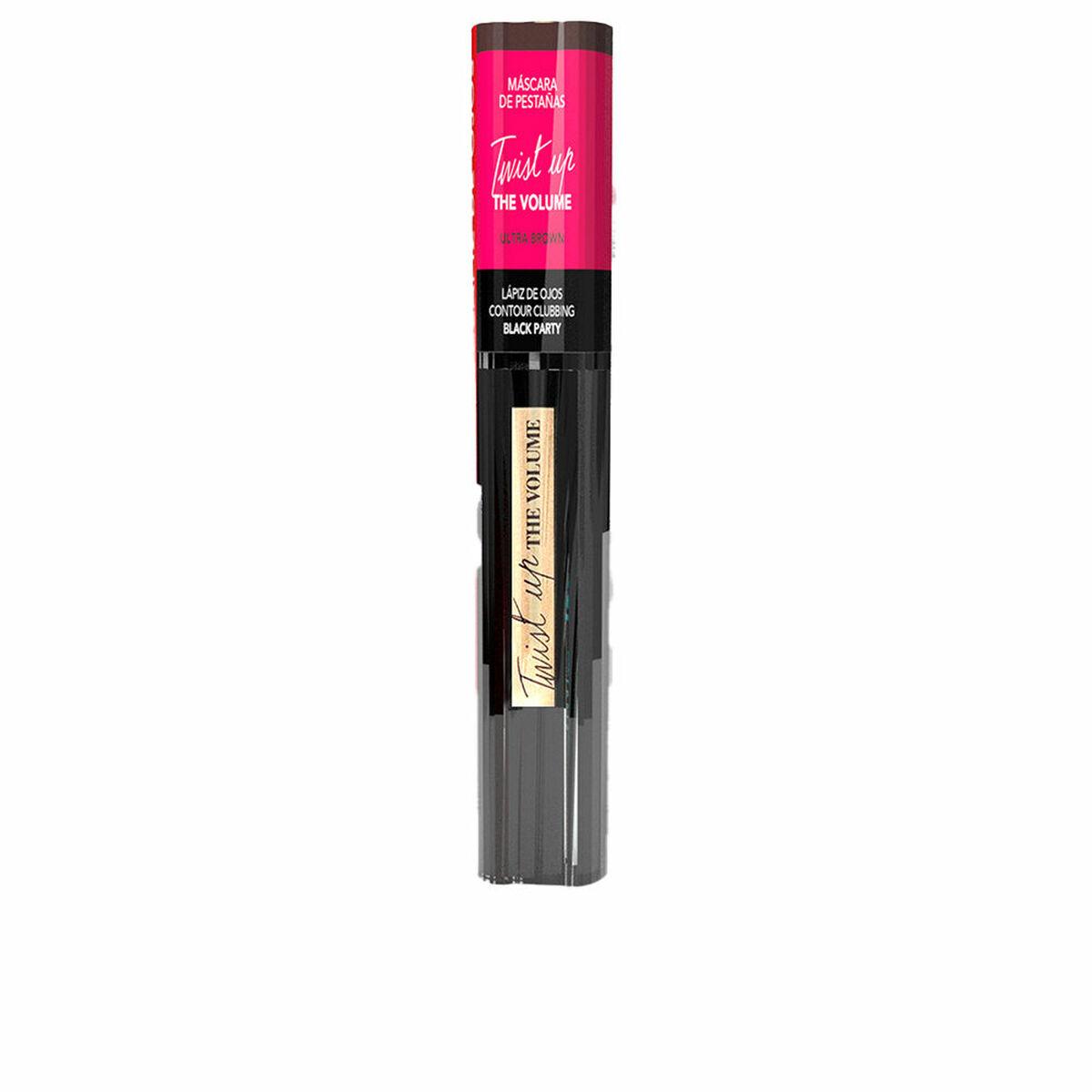 Mascara & eyeliner sæt Bourjois Twist Up + Contour Clubbing Ultra Brown/Black Party - 2 dele
