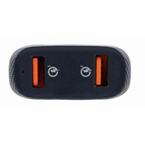 GEMBIRD 2‑port USB biloplader - Sort