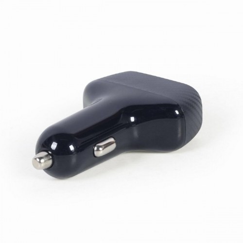 GEMBIRD 2‑port USB biloplader - Sort