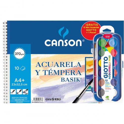 Canson Basik tegneblok A4+ 23 × 32,5 cm - 10 stk.
