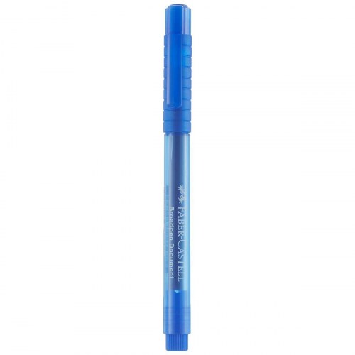 Faber-Castell Broadpen Document 1554 fineliner - blå, 0,8 mm (10 stk.)