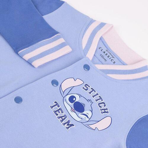 Sweaters uden Hætte til Børn Stitch Blå 12 år