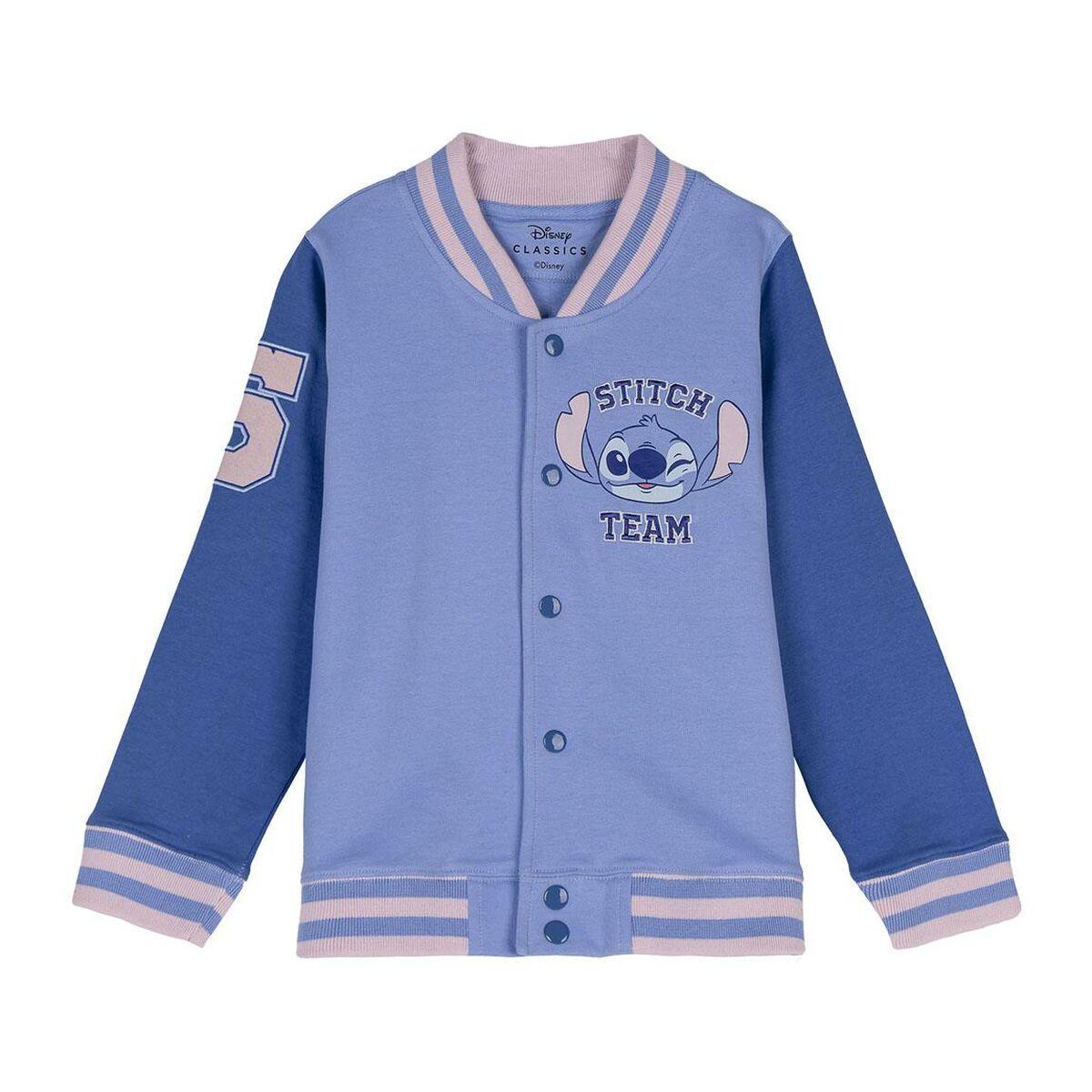 Sweaters uden Hætte til Børn Stitch Blå 10 år