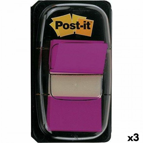 Post-it Index klæbende faner 25 × 43 mm - violet (3 stk.)